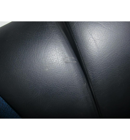 Rckenlehne Rcksitz Oberteil klappbar BMW 3er E36 Compact  teilleder schwarz stoff blau